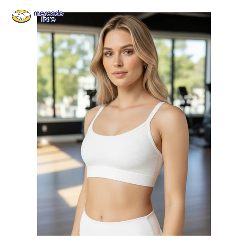 Top Lupo Loba Fitness Confortável Ótima Sustentação Academia