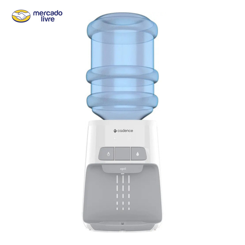 Bebedouro de mesa Cadence gela água refrigerado elétrico galão aguô BEB110 branco