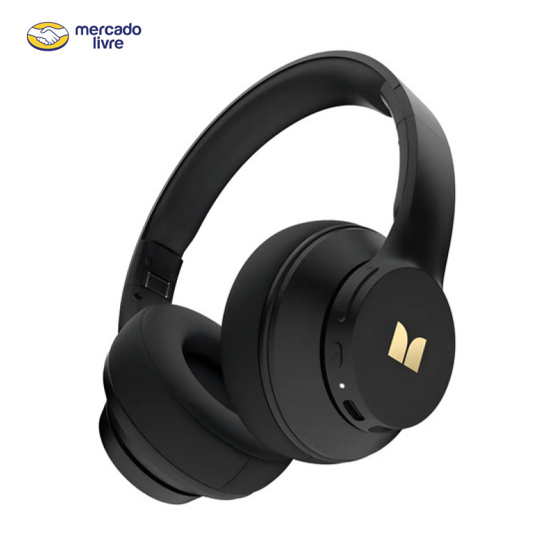 Fone de Ouvido Monster E58 Over-ear Gamer Sem Fio, Bluetooth 5.4 e Cancelamento de Ruído
