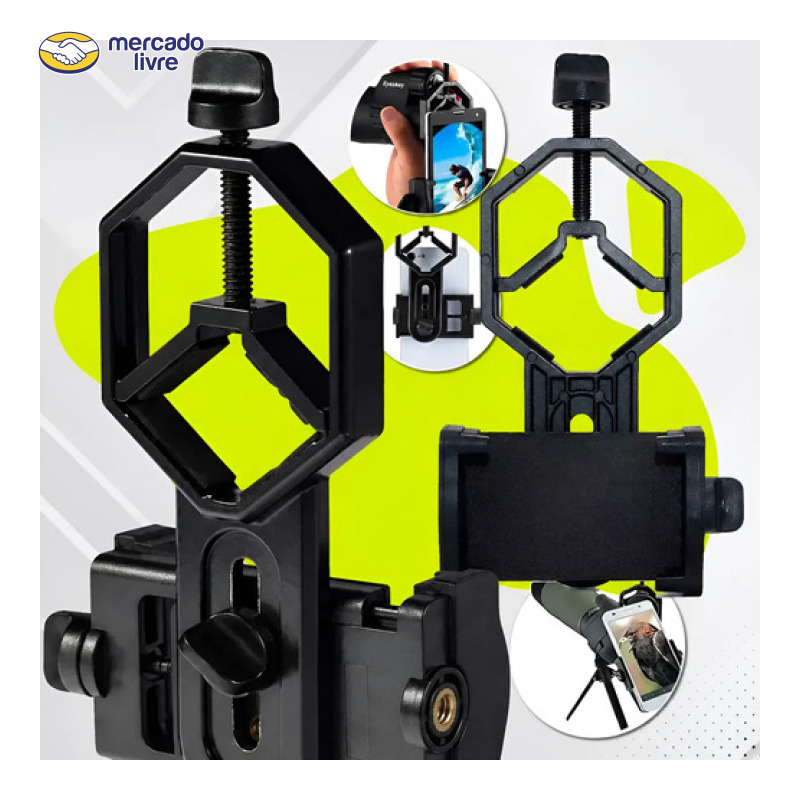 Suporte Adtx Adaptador Celular Telescópio Luneta Binóculo