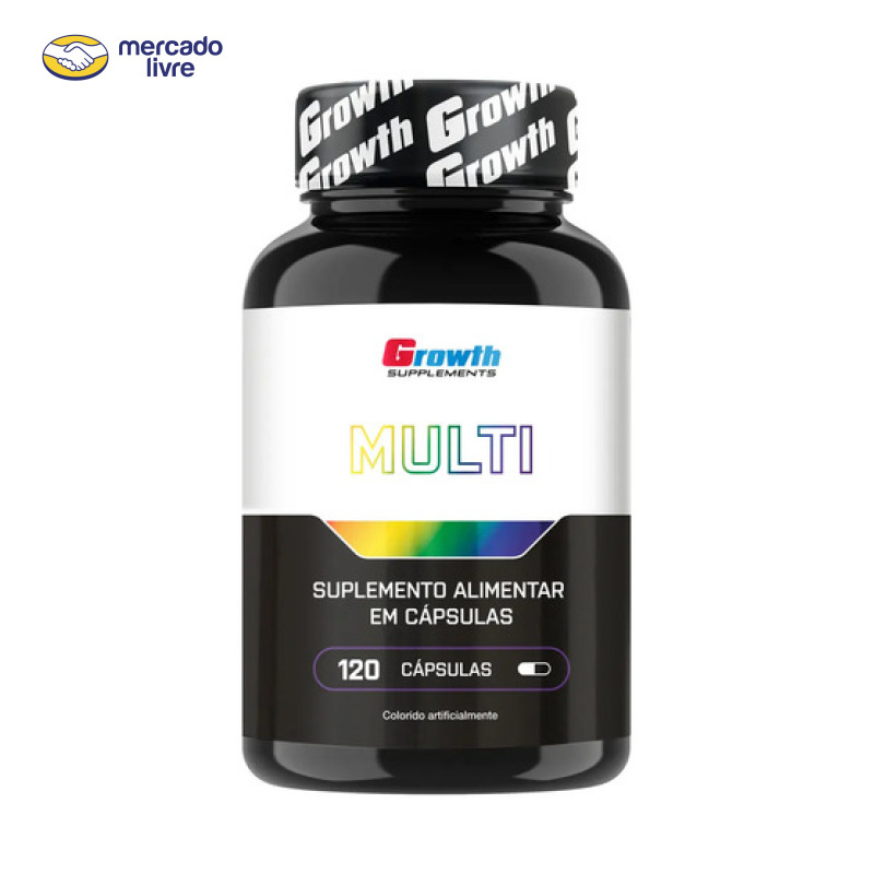 Multivitamínico Growth Supplements em cápsula Sem sabor x 100g de 120 un