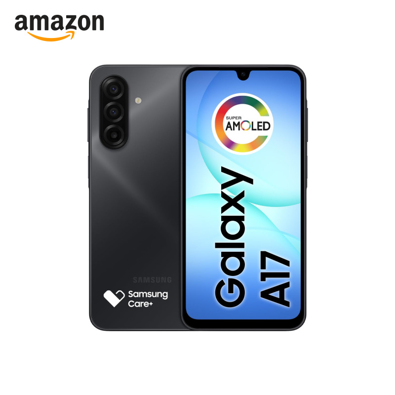 Celular Samsung Galaxy A17, 128GB, 4GB, 50MP Tela 6.7", IP54 - Preto