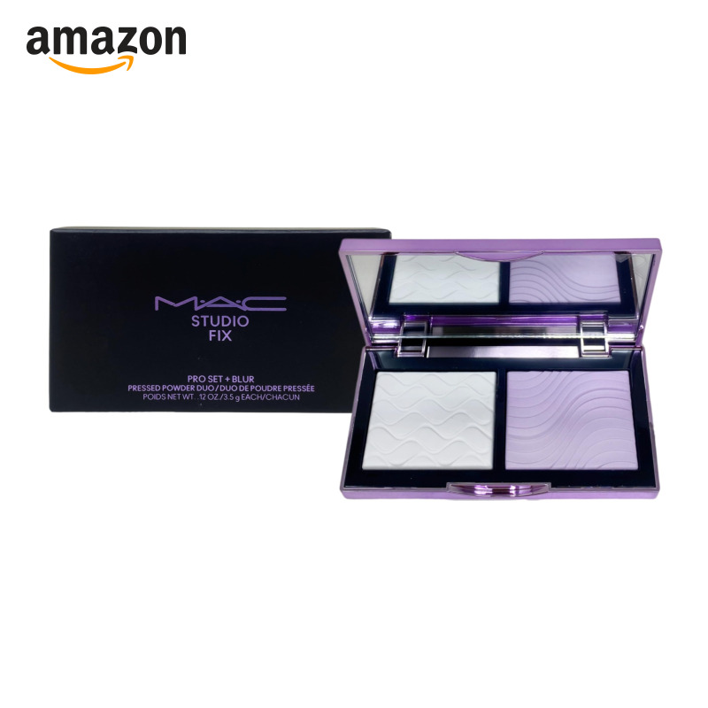 Conjunto M·A·C Cosmetics Studio Fix Pro + Duo de pó prensado desfocado - translúcido/lavanda
