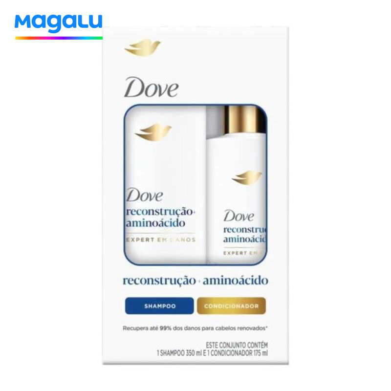 Kit Shampoo + Condicionador Reconstrução + Aminoácido - Dove