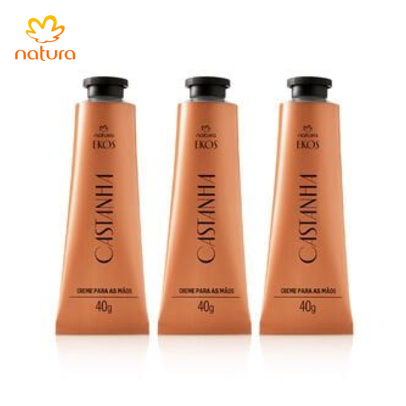 Kit Creme Hidratante para as Mãos Ekos Castanha (3 unidades)