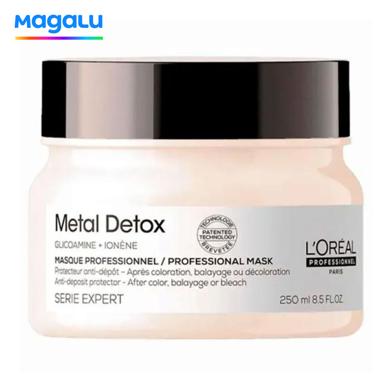 Máscara Capilar L'Oréal Professionnel Metal Detox 250m - LOREAL PROFESSIONNEL