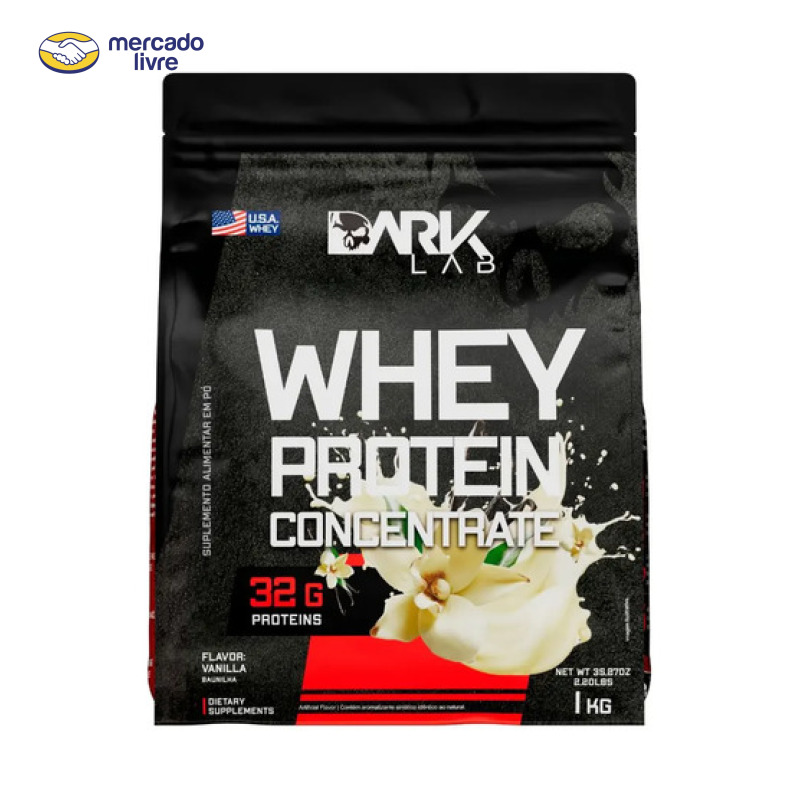 Whey Protein Concentrado 1kg Dark Lab Sabor Baunilha