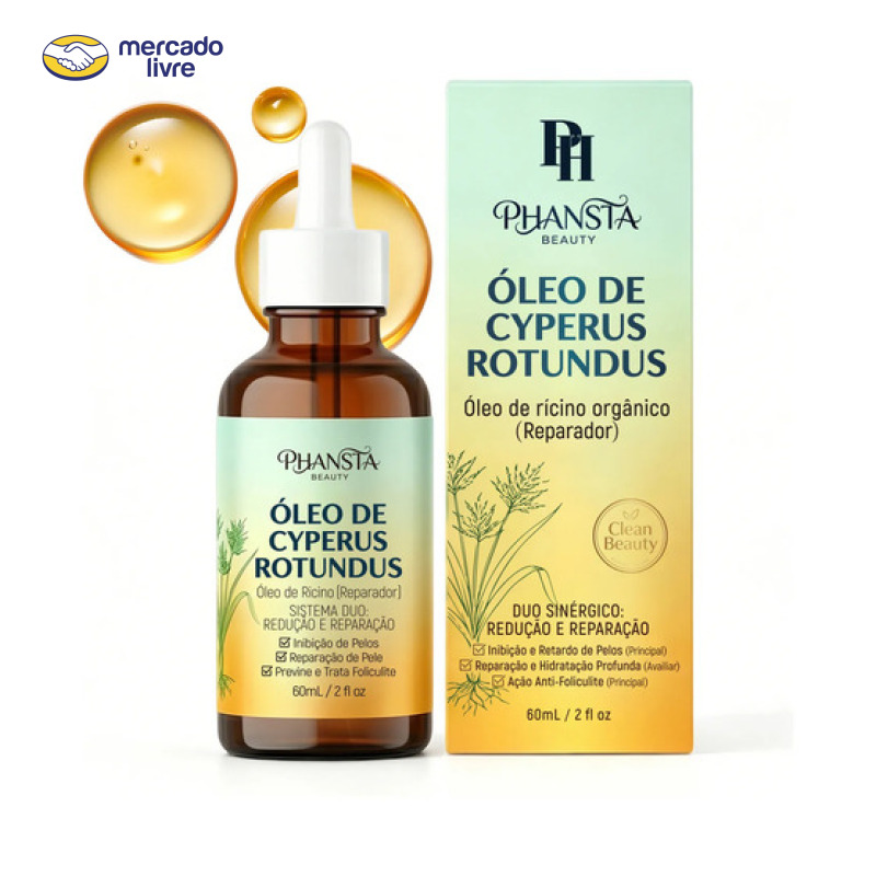 60mlóleocyperus Rotundusóleo Corporal Produtos Cuidados Pele Óleo De Jojoba Óleo De Rosa Mosqueta E Óleo De Amêndoa Doce