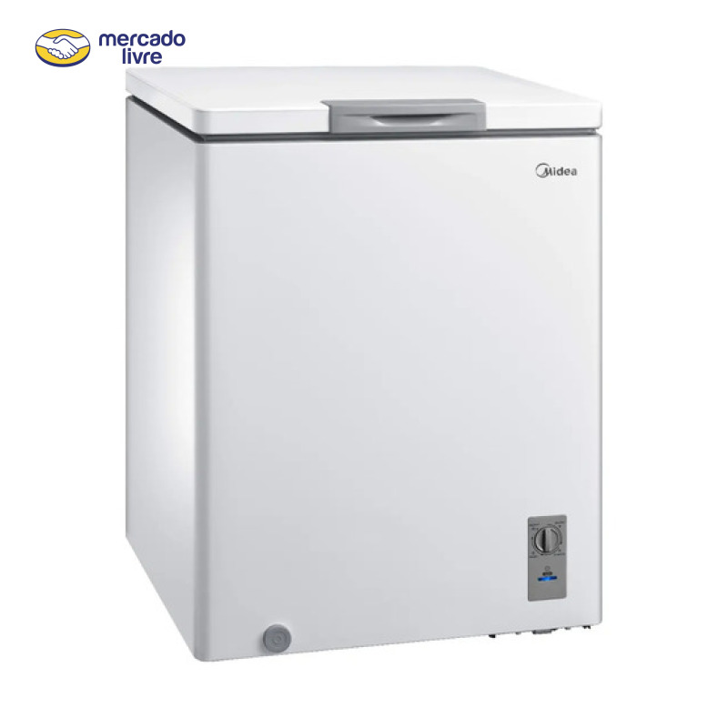 Freezer Horizontal 142l Inverter Bivolt Branco Midea