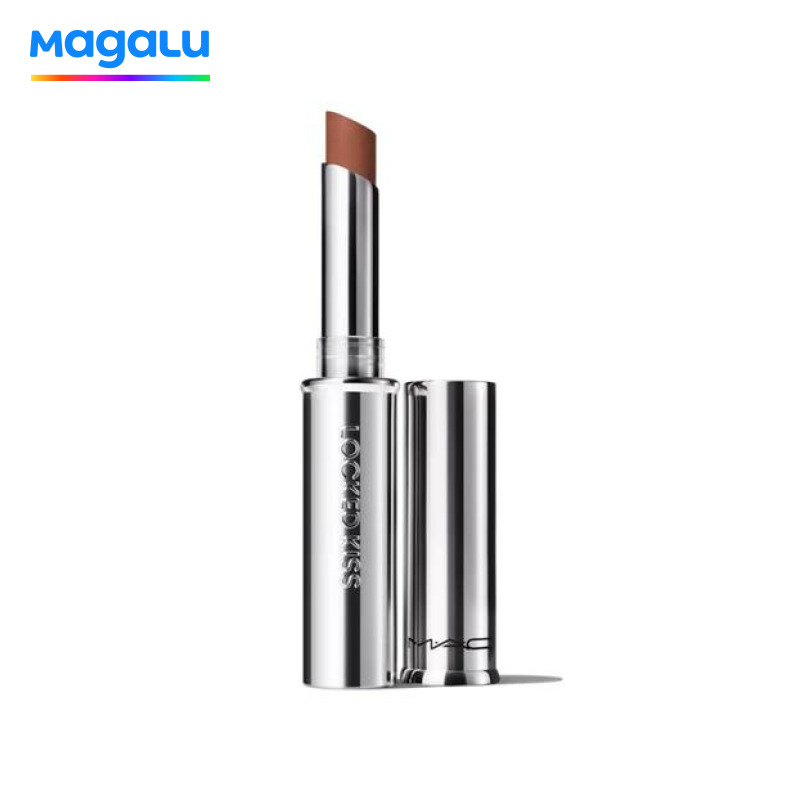 Batom MAC Locked Kiss 24 Hour Poncy 1,7 ml para mulheres