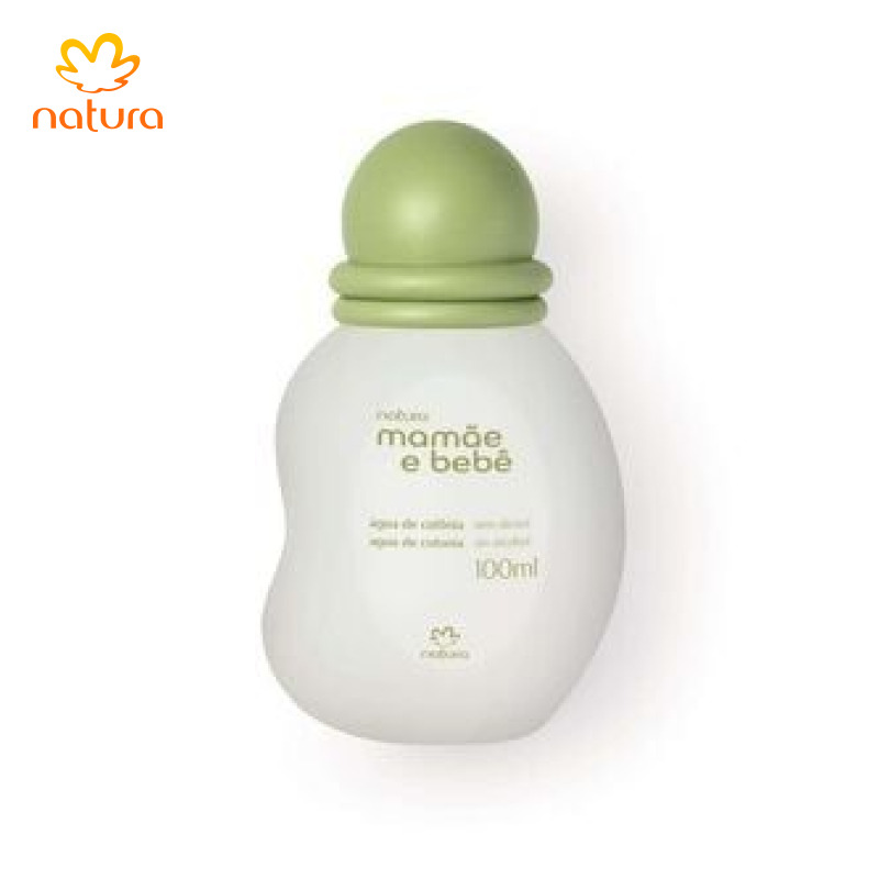 Água de Colônia Infantil 0 a 3 anos Mamãe e Bebê 100 ml