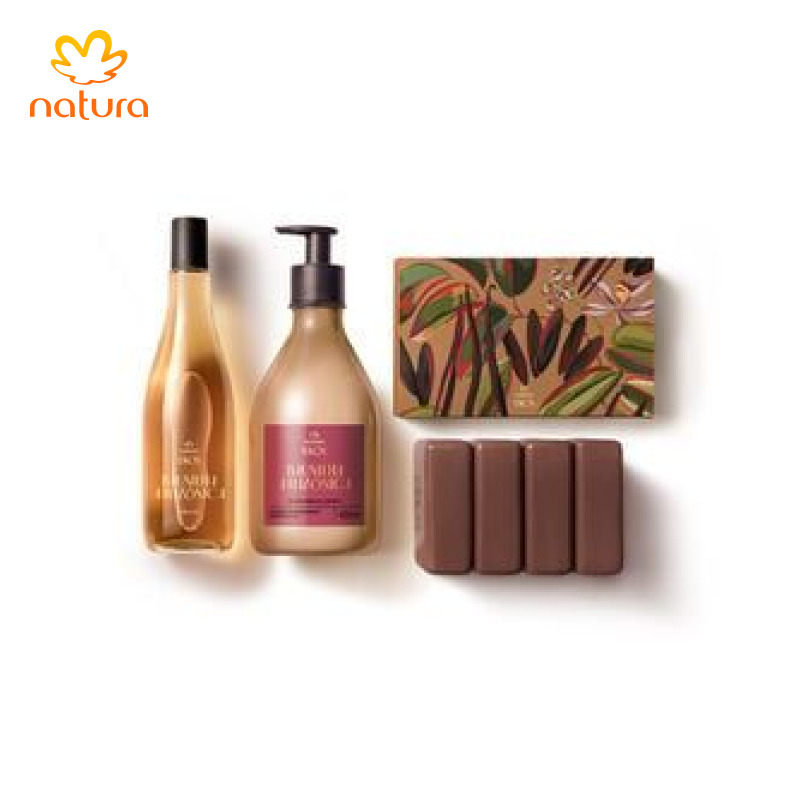 Kit Ekos Creme para o Corpo, Sabonete em Barra e Colônia Baunilha Amazônica (3 produtos)