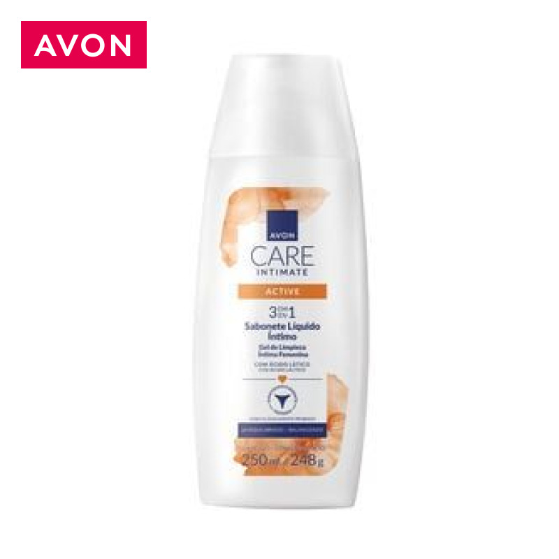 Sabonete Líquido Íntimo Avon Care Intimate Active 250ml