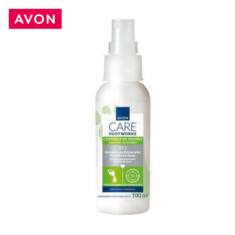 Desodorante Para Os Pés Em Spray Avon Care Footworks100ml