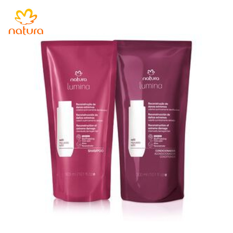 Kit Refis Shampoo e Condicionador Lumina Reconstrução de Danos Extremos (2 produtos)