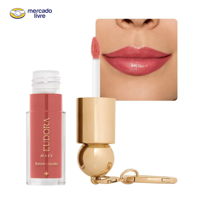 Batom Líquido Cremoso Eudora Make O Diabo Veste Fashion Icon Nude
