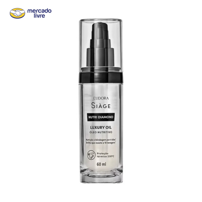 Óleo Capilar Siàge Eudora Nutri Diamond 60ml
