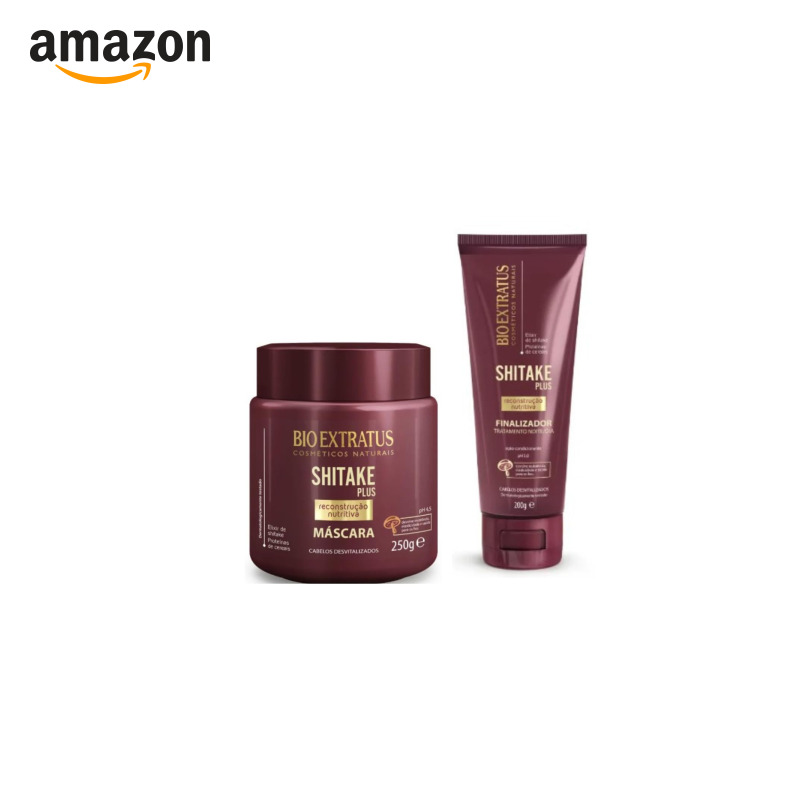 Kit Bio Extratus Shitake Máscara 250g + Finalizador 200g