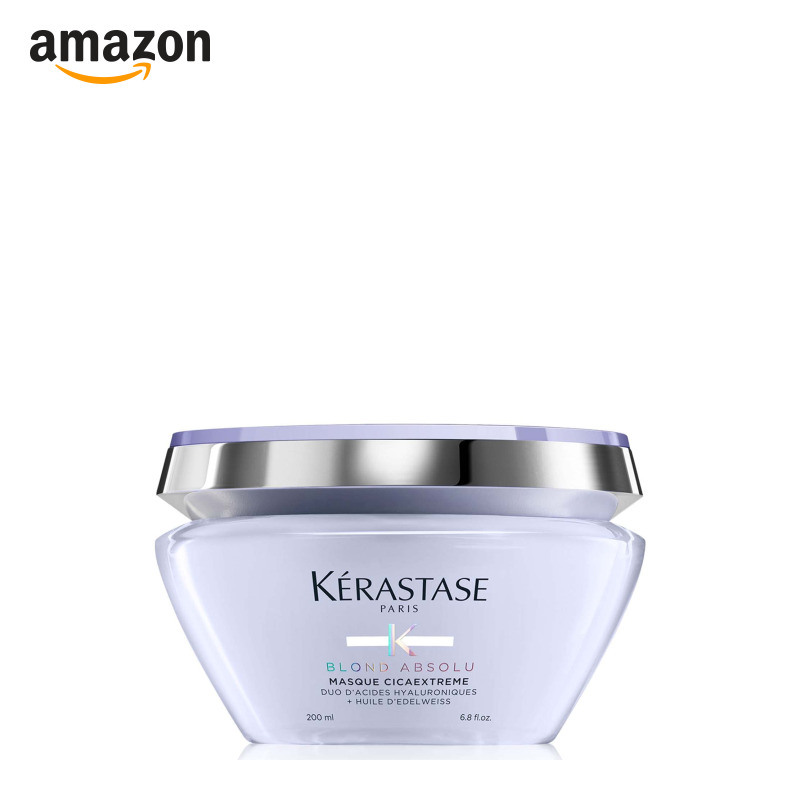 Kérastase Máscara Blond Absolu Masque Cicaextreme, Cabelos loiros, descoloridos, Hidratação, restauração, Ácido Hialurônic...