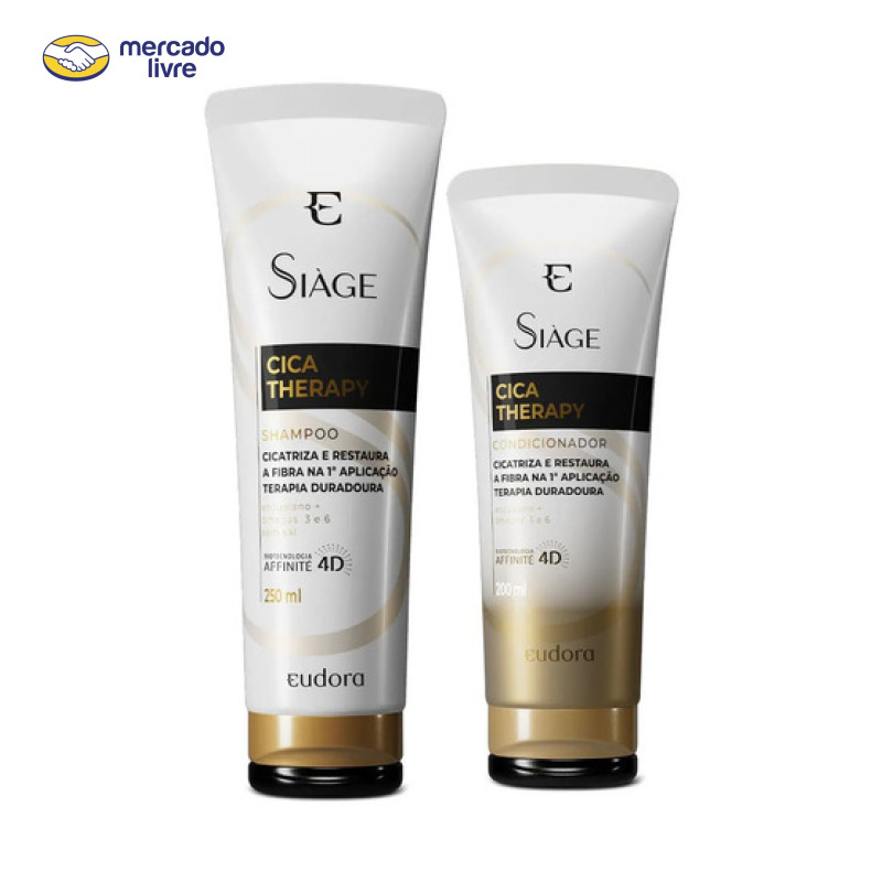 Kit Siàge Cica-therapy: Shampoo 250ml + Condicionador 200ml
