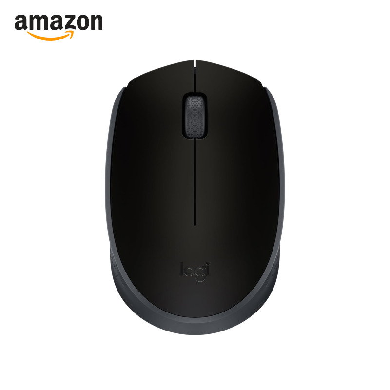 Mouse sem fio Logitech M170 com Design Ambidestro Compacto, Conexão USB e Pilha Inclusa - Preto