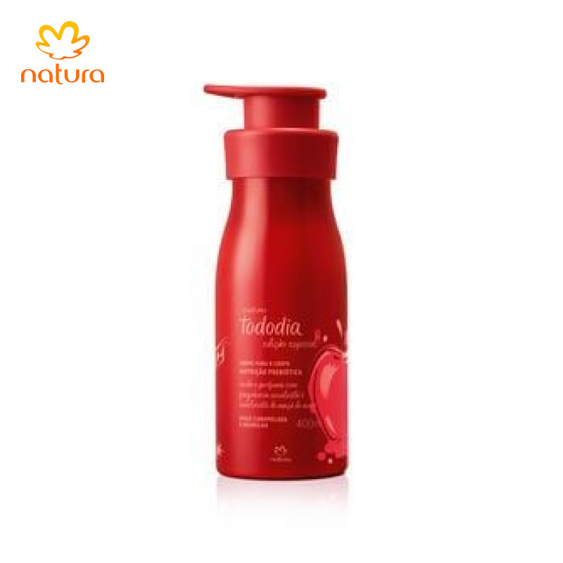 Creme Desodorante Nutritivo para o Corpo Tododia Maçã Caramelada e Baunilha