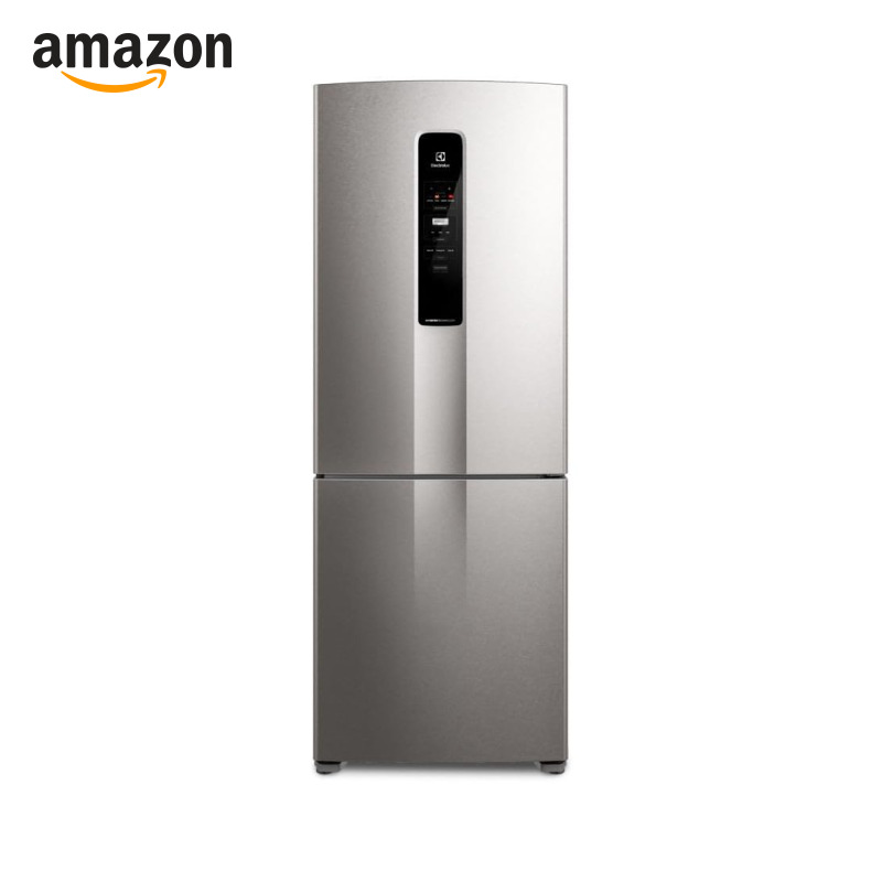 Geladeira Electrolux Frost Free 490L Efficient com AutoSense Inverse Inox Look (IB7S) 127V