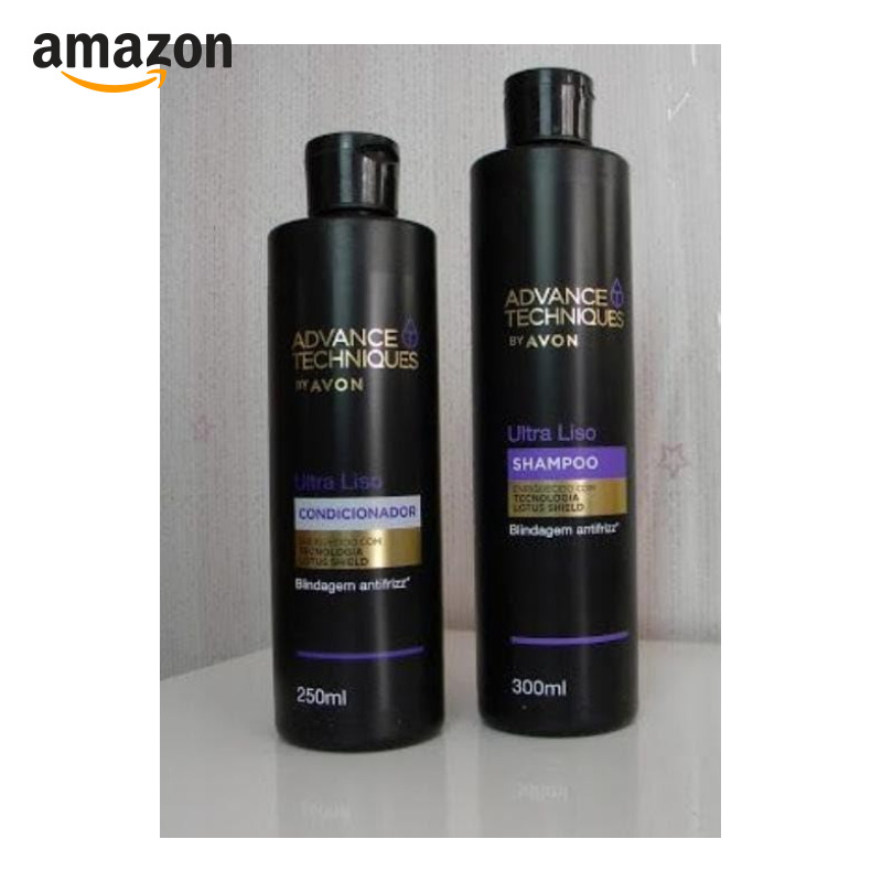 Advance Techniques Ultra Liso Shampoo e Condicionador Antifrizz, 250ml e 300ml