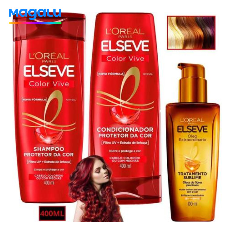 Kit Elseve Glycolic Gloss Hidra Oleo Extraordinario Sonhos - Loreal Paris