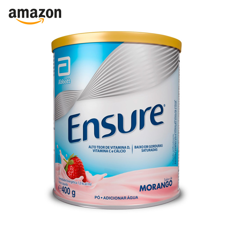 Anúncio patrocinado – ENSURE Suplemento Nutricional Completo com 28 Vitaminas e Minerais, Proteínas, Sem Glúten, Pó 400g, ...