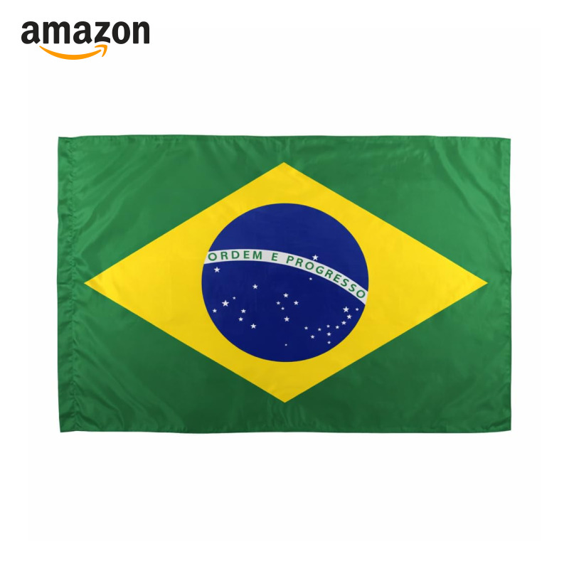 Bandeira Do Brasil Oficial - Diversos Tamanhos E Tecidos (CHIFFON, 1,50X1,00)