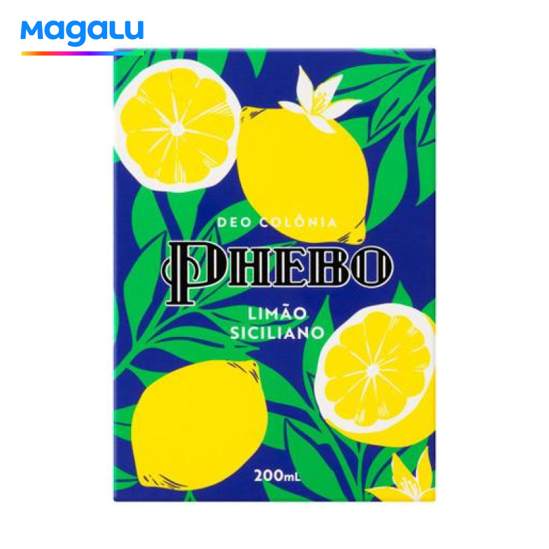 Dêo Colônia Phebo Limão Siciliano 200ml