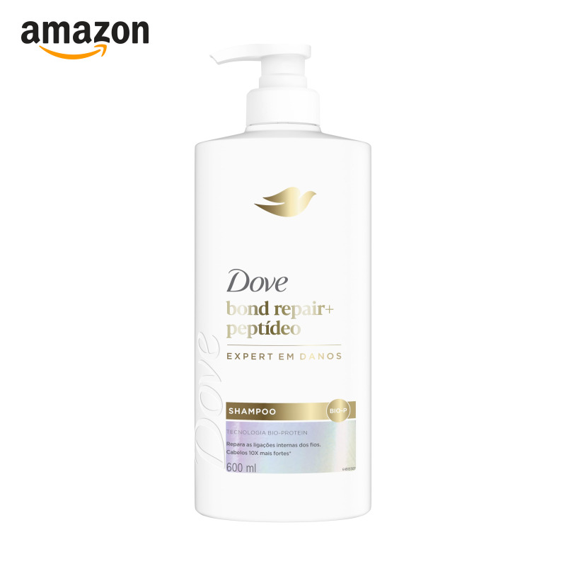 Dove Shampoo Bond Intense Repair + Peptídeo 600ml Pump