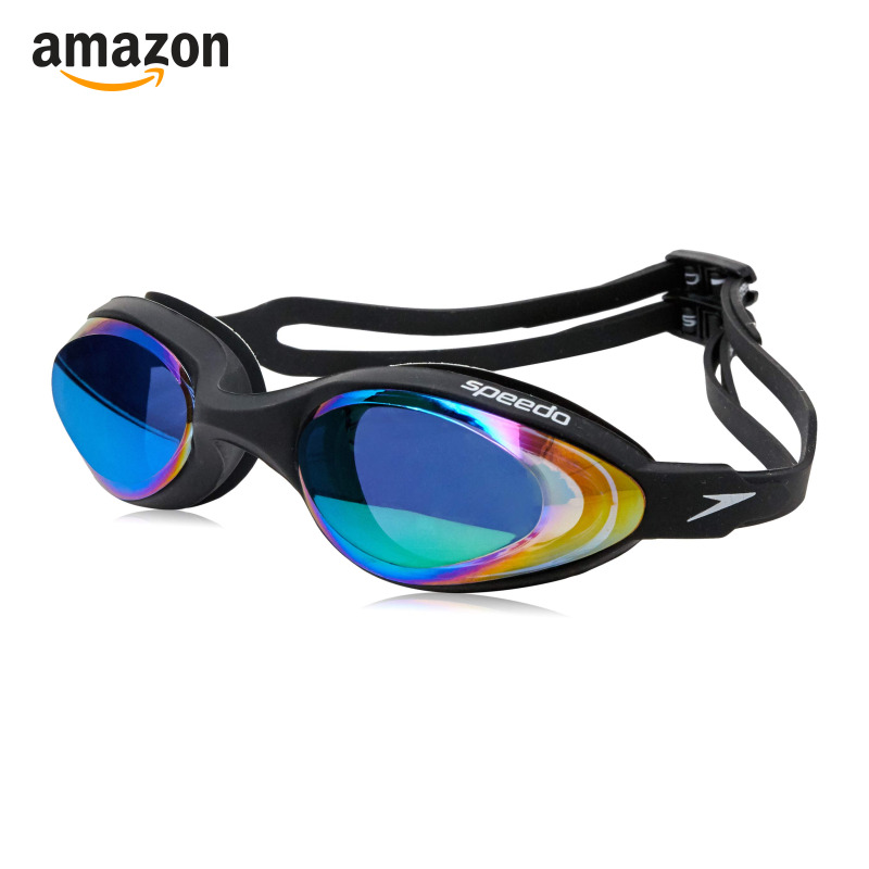 Óculos de Natação, Speedo, Hydrovision Mirror, Lentes Espelhadas com Proteção UV e Antifog, Vedação M