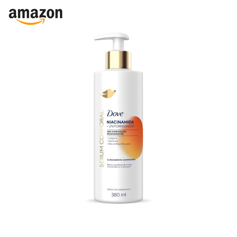 Sérum Hidratante Corporal Para Pele com Tom Irregular 48h de Hidratação Regenerativa Dove Dermo Renovador Niacinamida Redutor