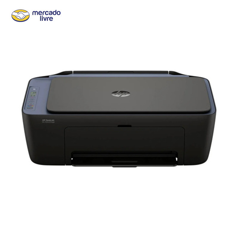 Impressora Multifuncional HP DeskJet Ink Advantage 2975 Colorida 1 USB 2.0 de alta velocidade Wi-Fi de banda dupla - 100 a 240 VCA - AJ4Y4A#AK4