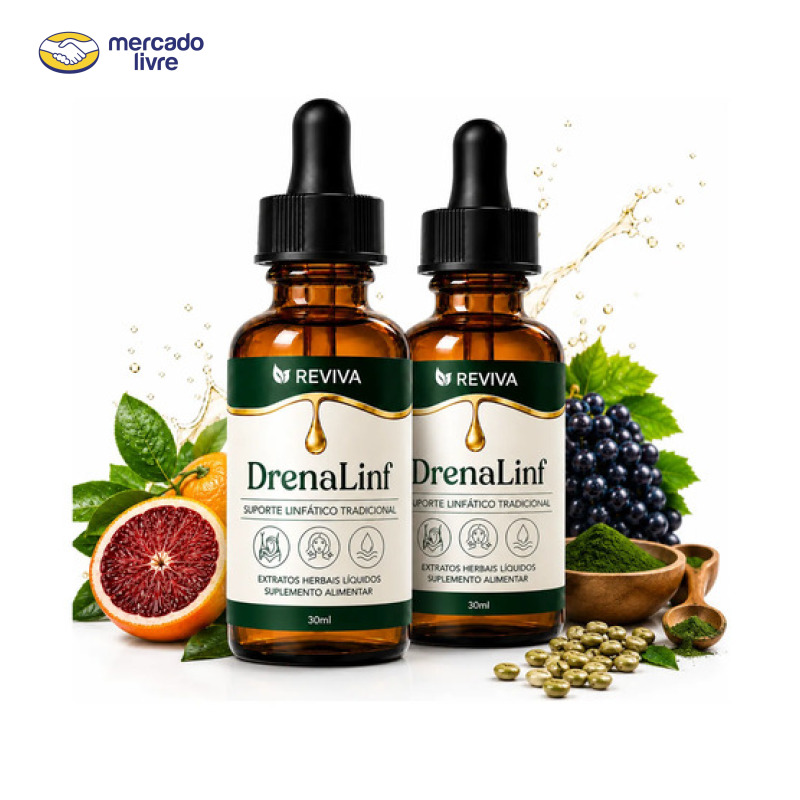 2 Drenalinf 30 Ml  Fórmula Importada | Envio Full Suplemento Para Drenagem Linfática