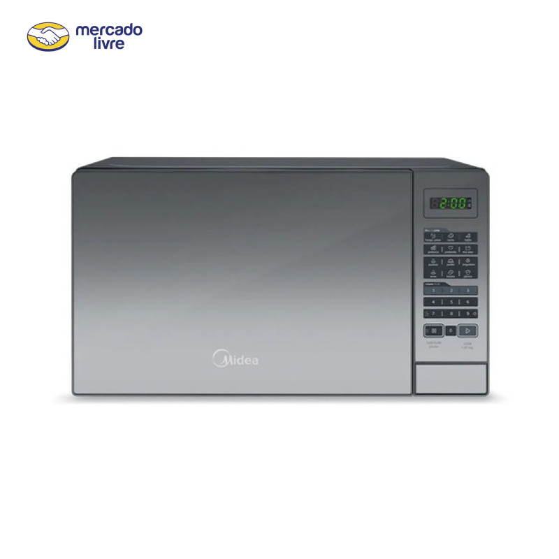 Micro-ondas Midea MRA_2 20L Prata Porta Espelhada