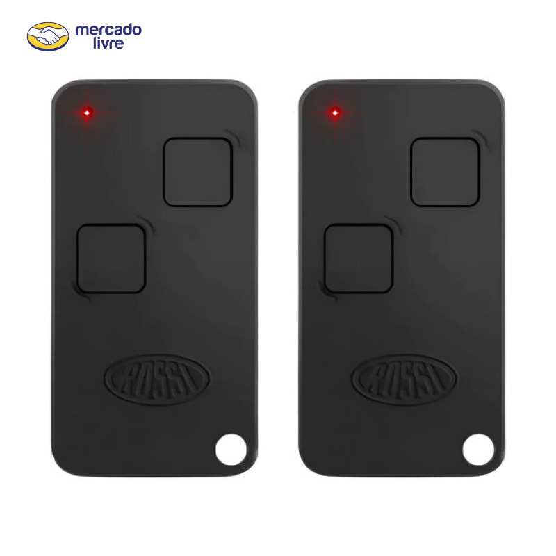 Kit 2 Controle Remoto Motor Rossi Ntx 433 Mhz Dz Atto Nano