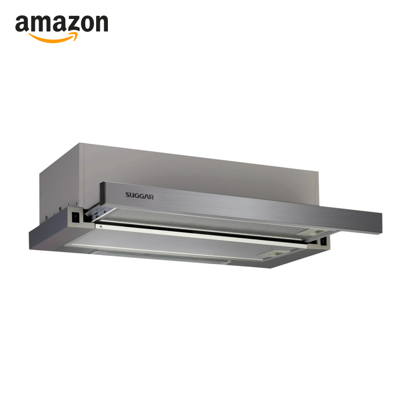 SUGGAR DEPURADOR DE AR SLIM DE EMBUTIR 60CM FRONTAL INOX 110V DE61IX